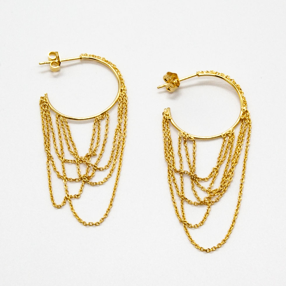 Avril | Boucles d'oreilles créoles 2 cm