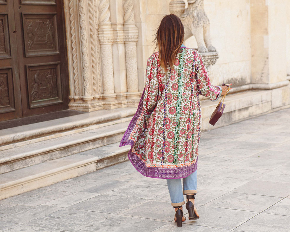 Miniature : Daya | Veste kimono femme kantha No 9