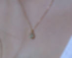 Miniature : Tamara | Collier aigue marine en or 14 carats