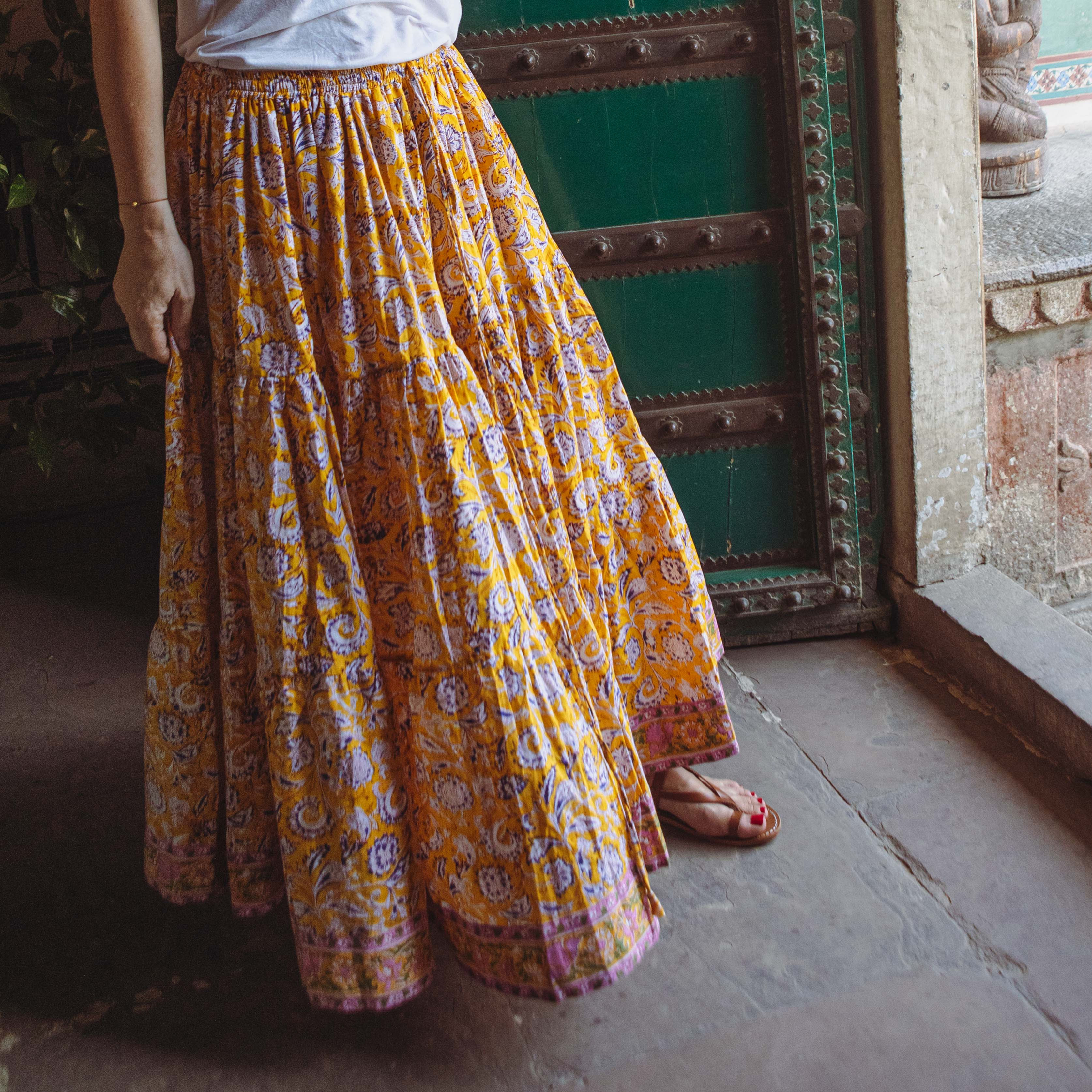 Taj No 4 | Jupe longue bohème chic