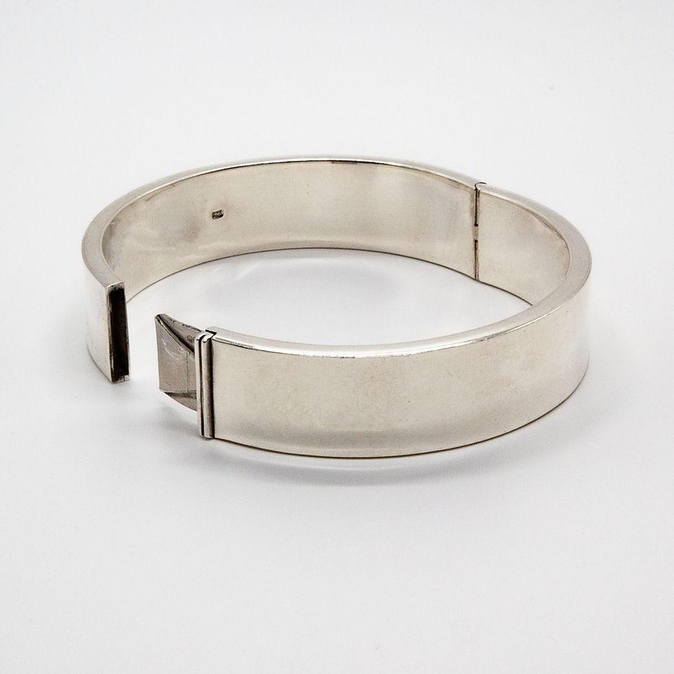 Miniature : Dali | Bracelet jonc argent 15 mm