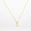 Miniature : Calliste | Collier citrine en plaqué or 3 microns