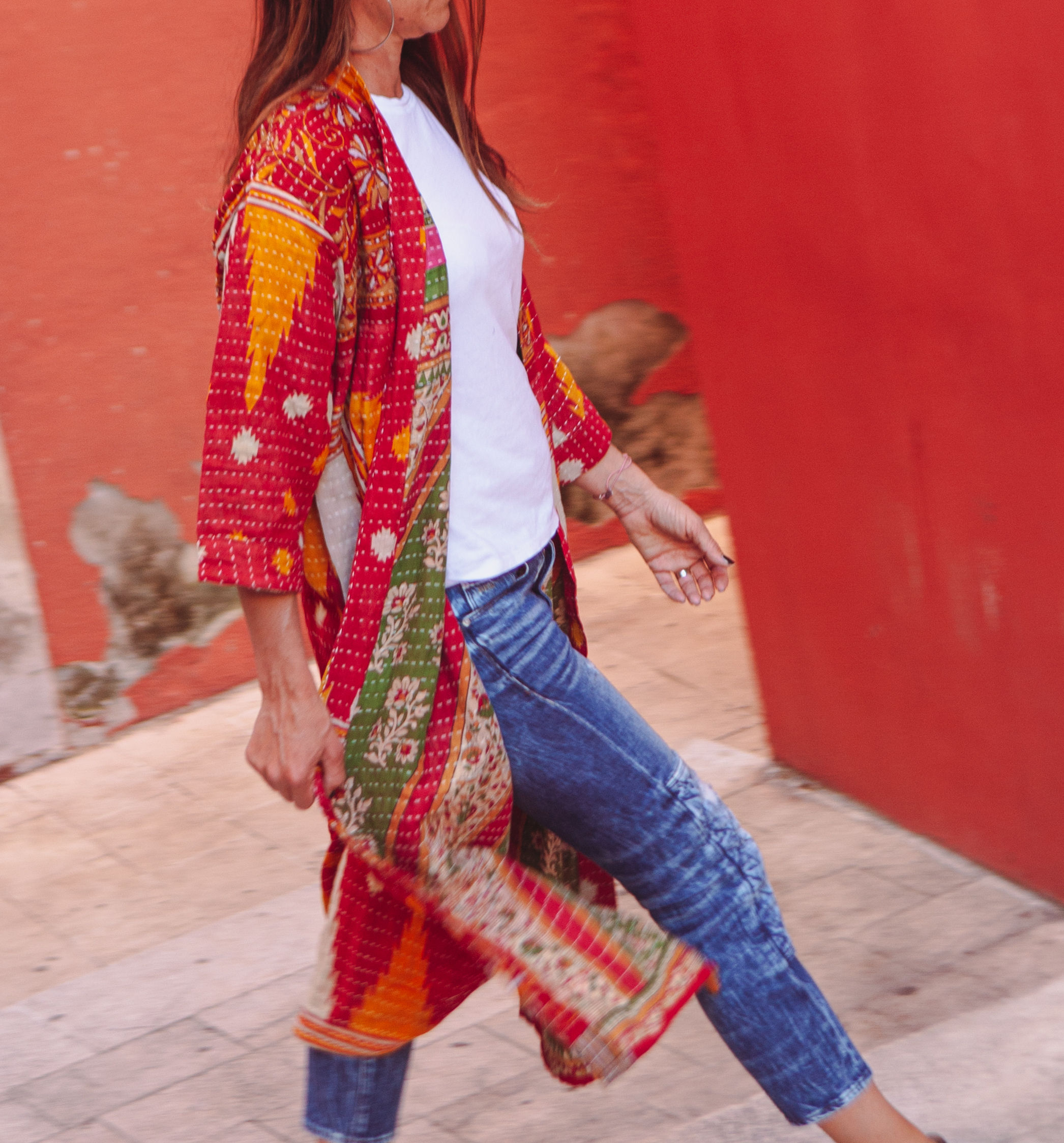 Kori | Veste kimono femme en coton vintage No 4