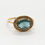 Miniature : Zelma | Bague tourmaline bleue et diamants gris en or