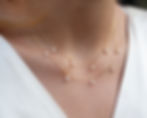 Miniature : collier bohème chic - collier bohème double rang perles de nacre plaqué or - the boho society