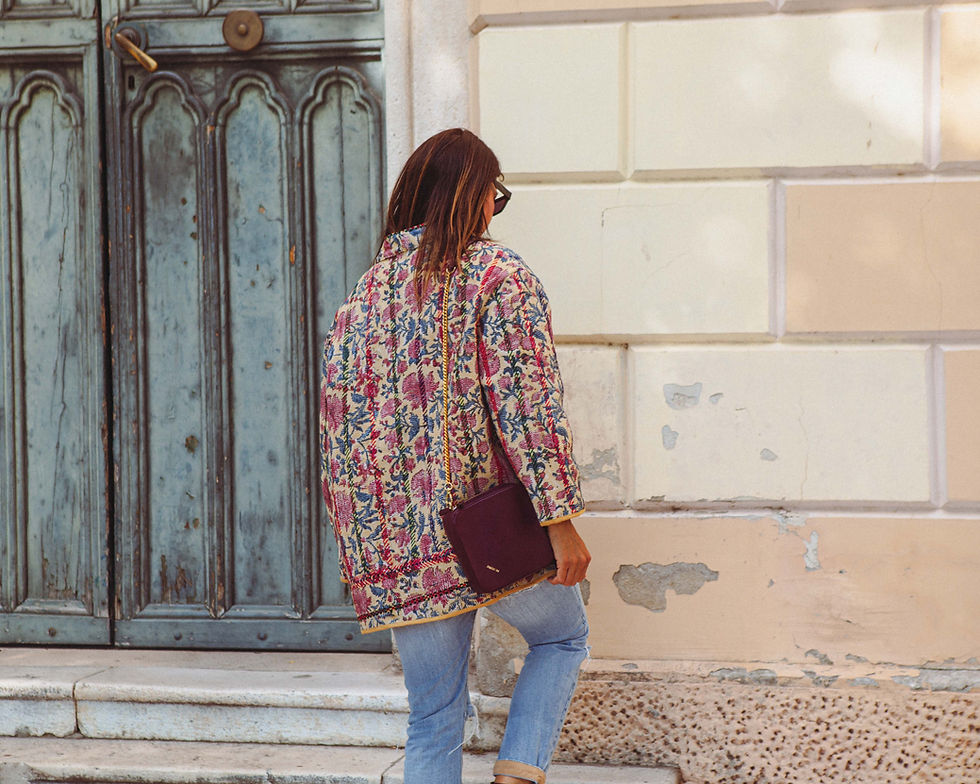 Miniature : Kaya | Veste kimono femme kantha No 5