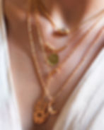 collier bohème chic - collier bohème perle tribale indienne et zircon plaqué or - the boho society