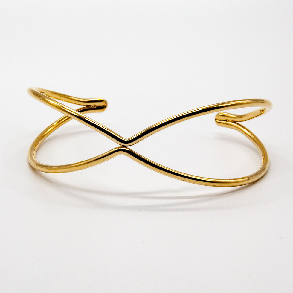Miniature : Infini | Bracelet jonc femme doré à l'or 24K