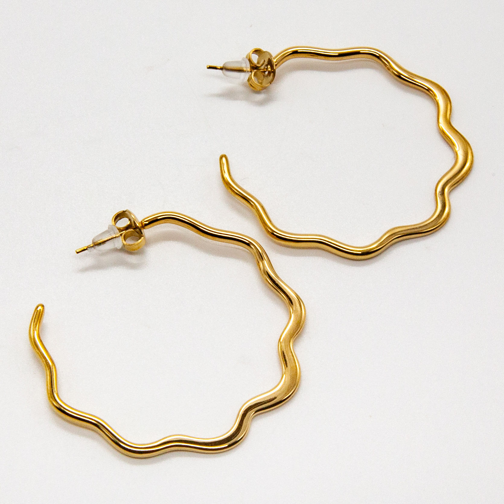 Kerri | Boucles d'oreilles créoles 4,5 cm