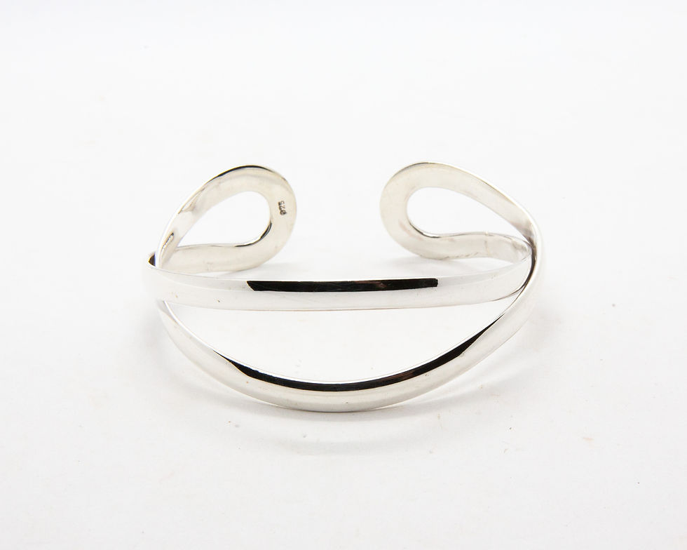 Miniature : Infini | Bracelet jonc en argent 925