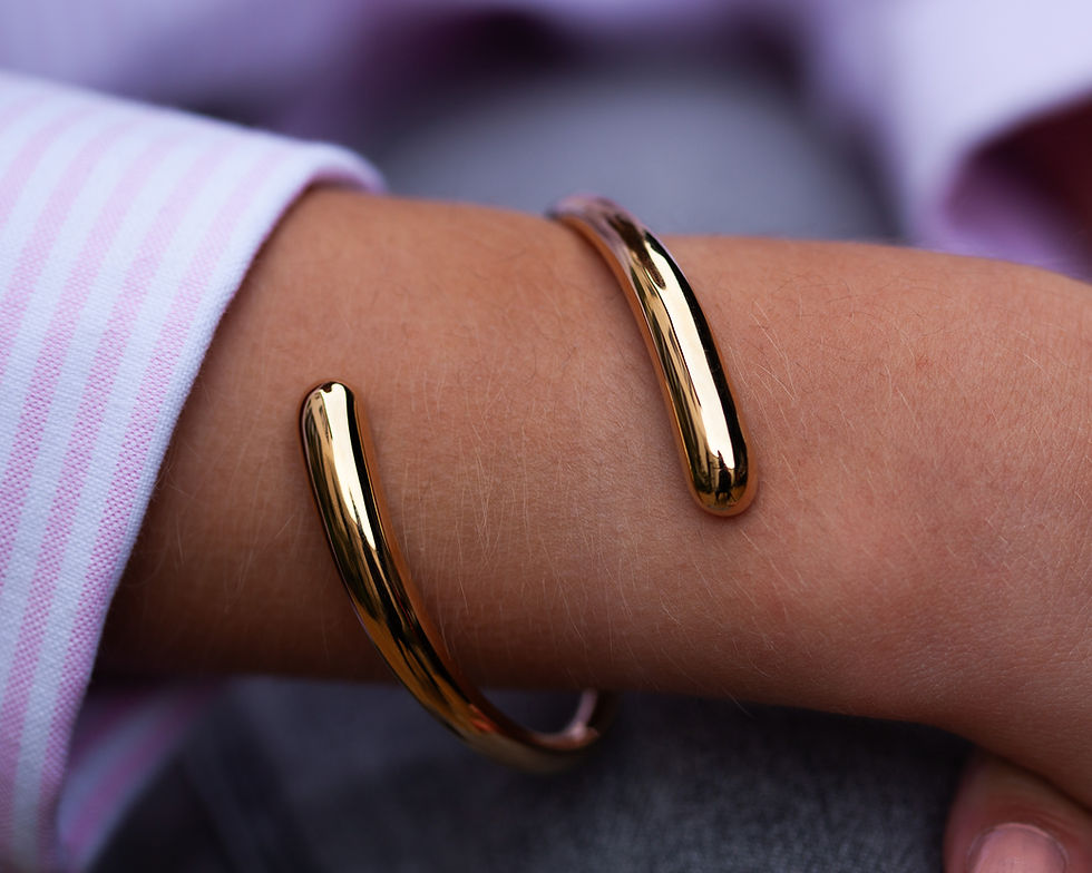 Miniature : Twisted | Bracelet manchette de créateur