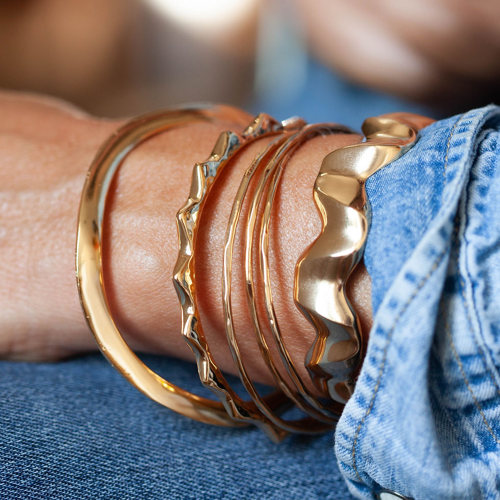 Miniature : Silla | Bracelet jonc ethnique chic martelé