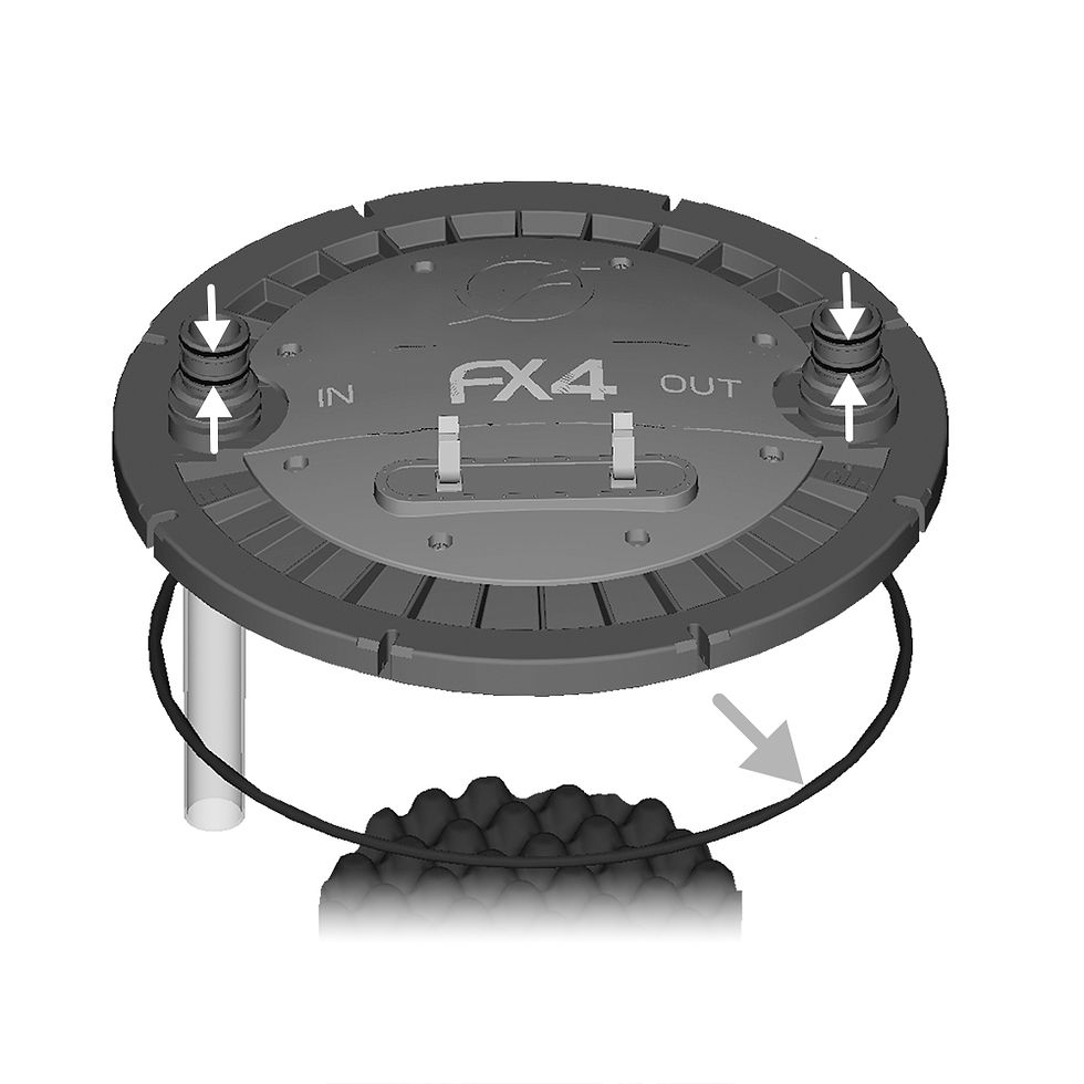 Thumbnail: Hagen Fluval FX4 Canister Filter Service Kit Part# A20261