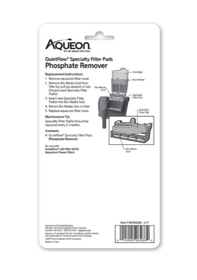 Thumbnail: Aqueon Phosphate Remover for QuietFlow LED Pro 30/50 Power Filter Part#100106286