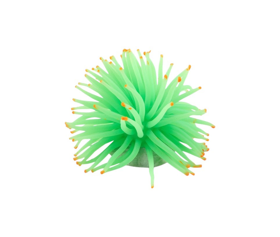Green Anemone Aquarium Ornament -Medium