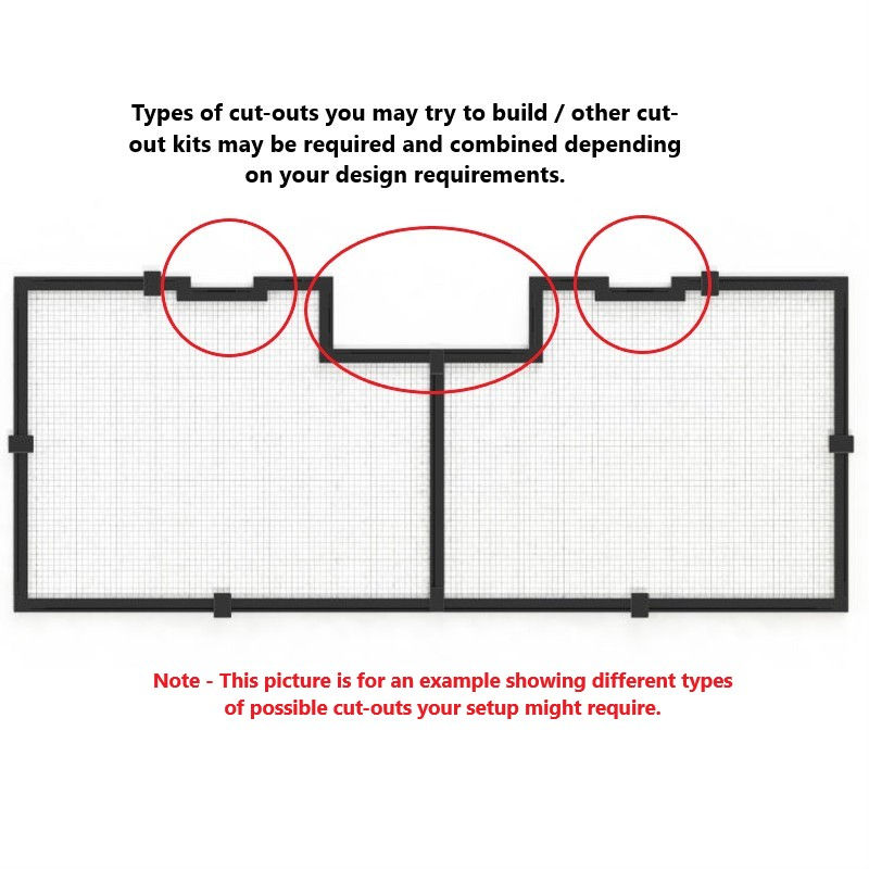Thumbnail: Red Sea Aquarium DIY Aquarium Net Cover Universal Cut-Out Kit Example Build