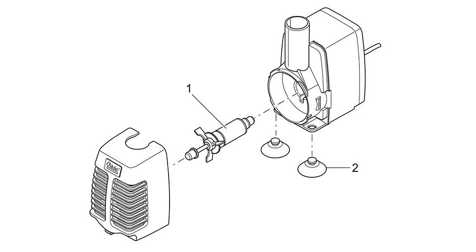 Thumbnail: Oase OptiMax 135i Aquarium Adjustable Flow Pump 135 gph Part# 49562