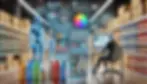 Here is the AI-generated image visualizing "AI in Packaging: Crafting High-Impact Copy & Design." It illustrates how AI optimizes packaging copy and visuals, ensuring products stand out on crowded retail shelves.