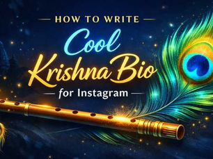 Krishna Bio for Instagram