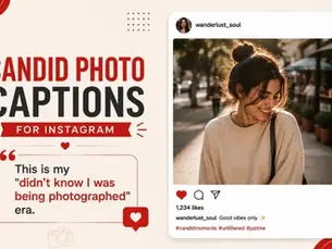 Candid Photo Captions for Instagram