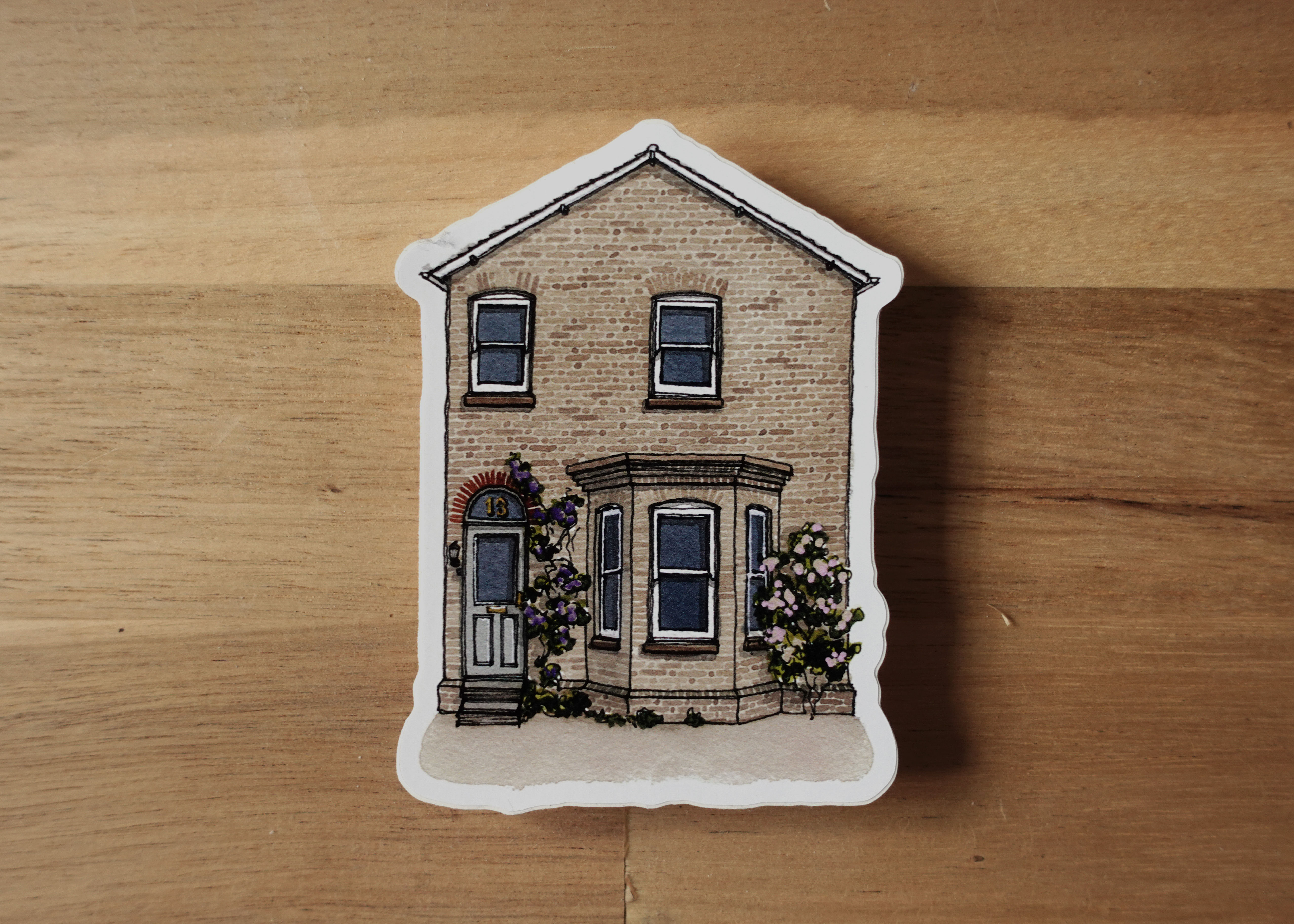 Royston House Portrait Sticker
