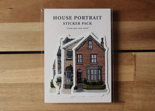 Stackhouse Sticker House Portrait Sticker Pack - Vol. II | Livpaintsbuildings