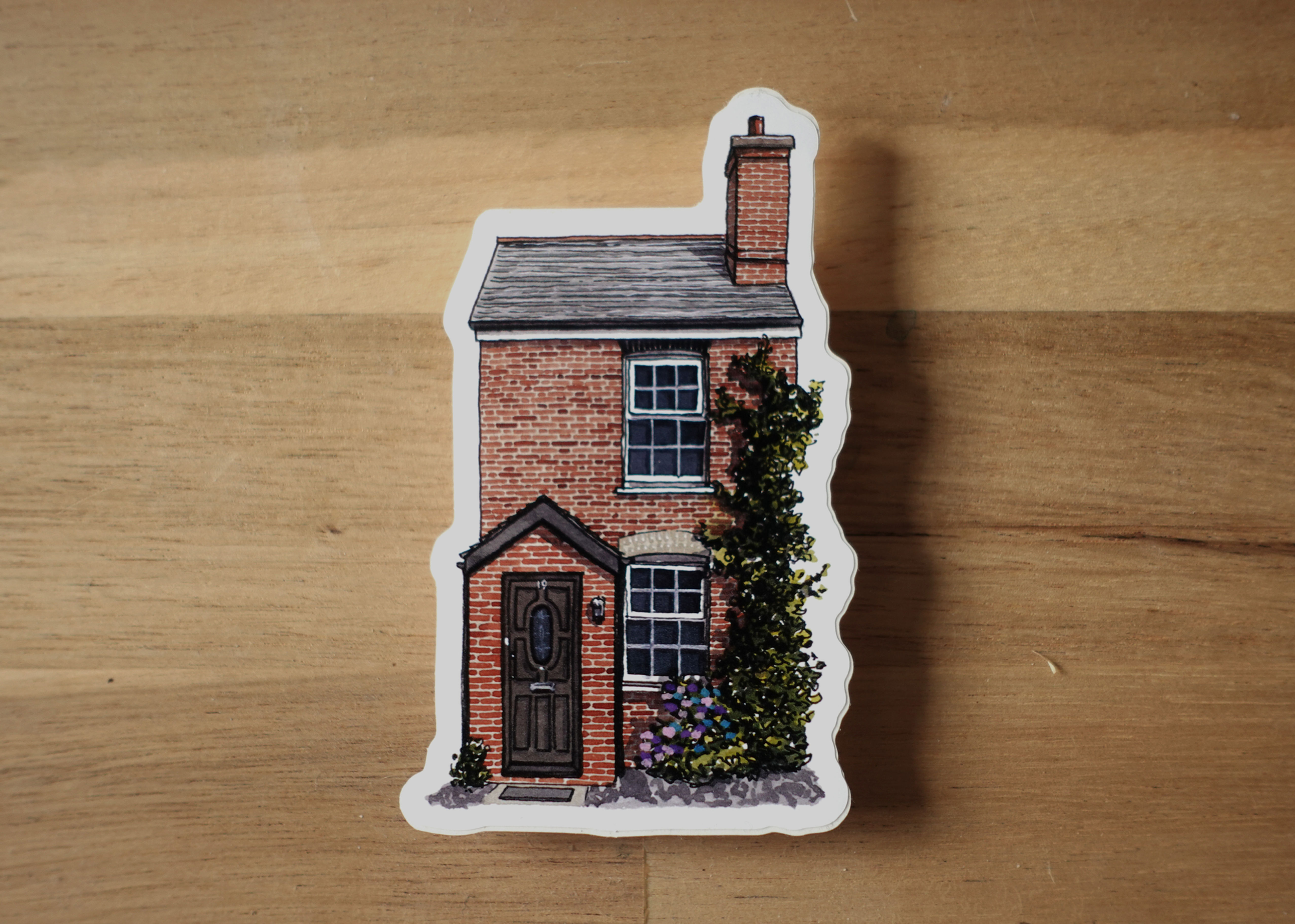 Farnborough House Portrait Sticker