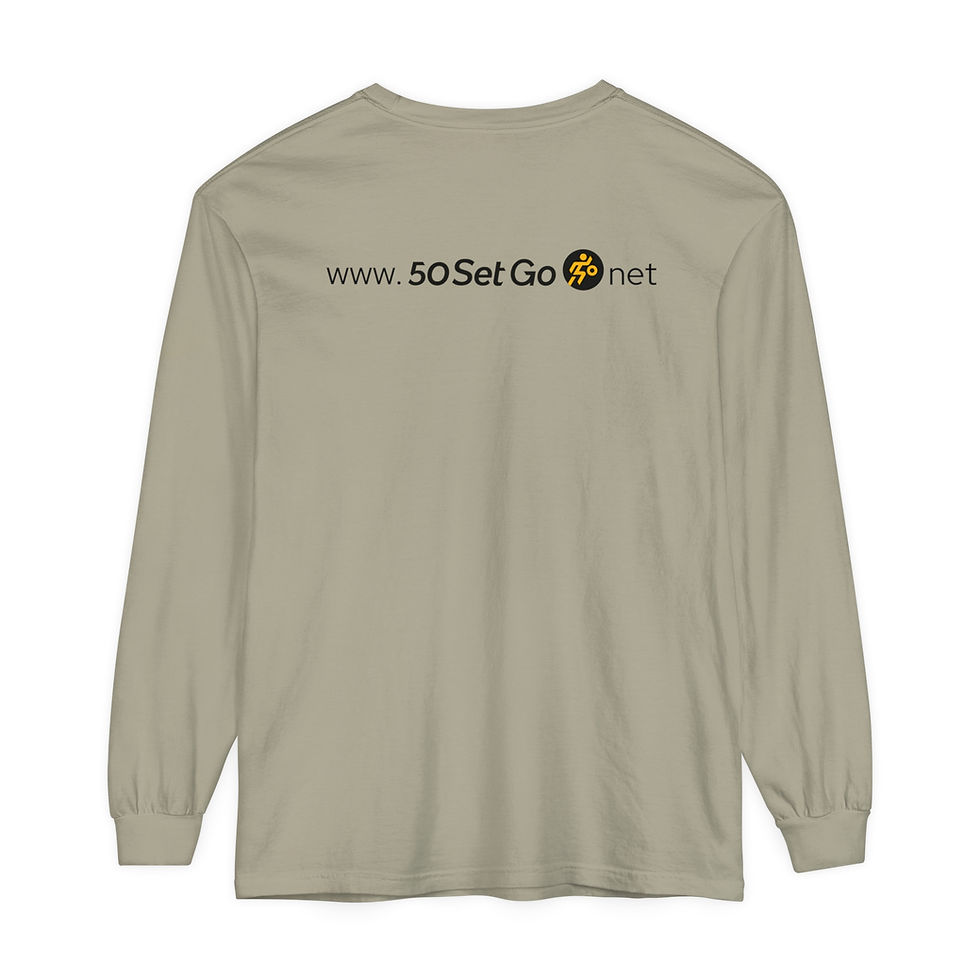 Thumbnail: Refuse To Quit - Unisex Garment-dyed Long Sleeve T-Shirt