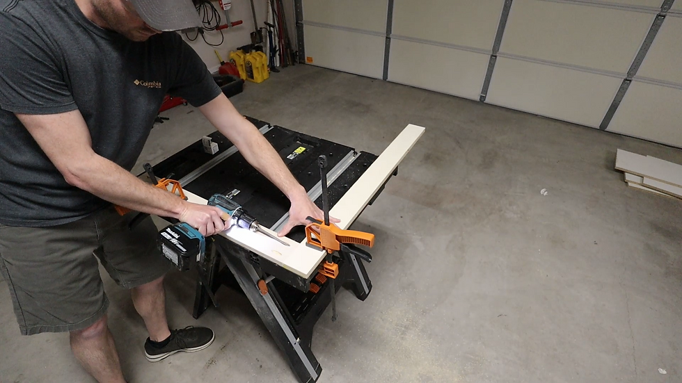 assembling the litter box cabinet