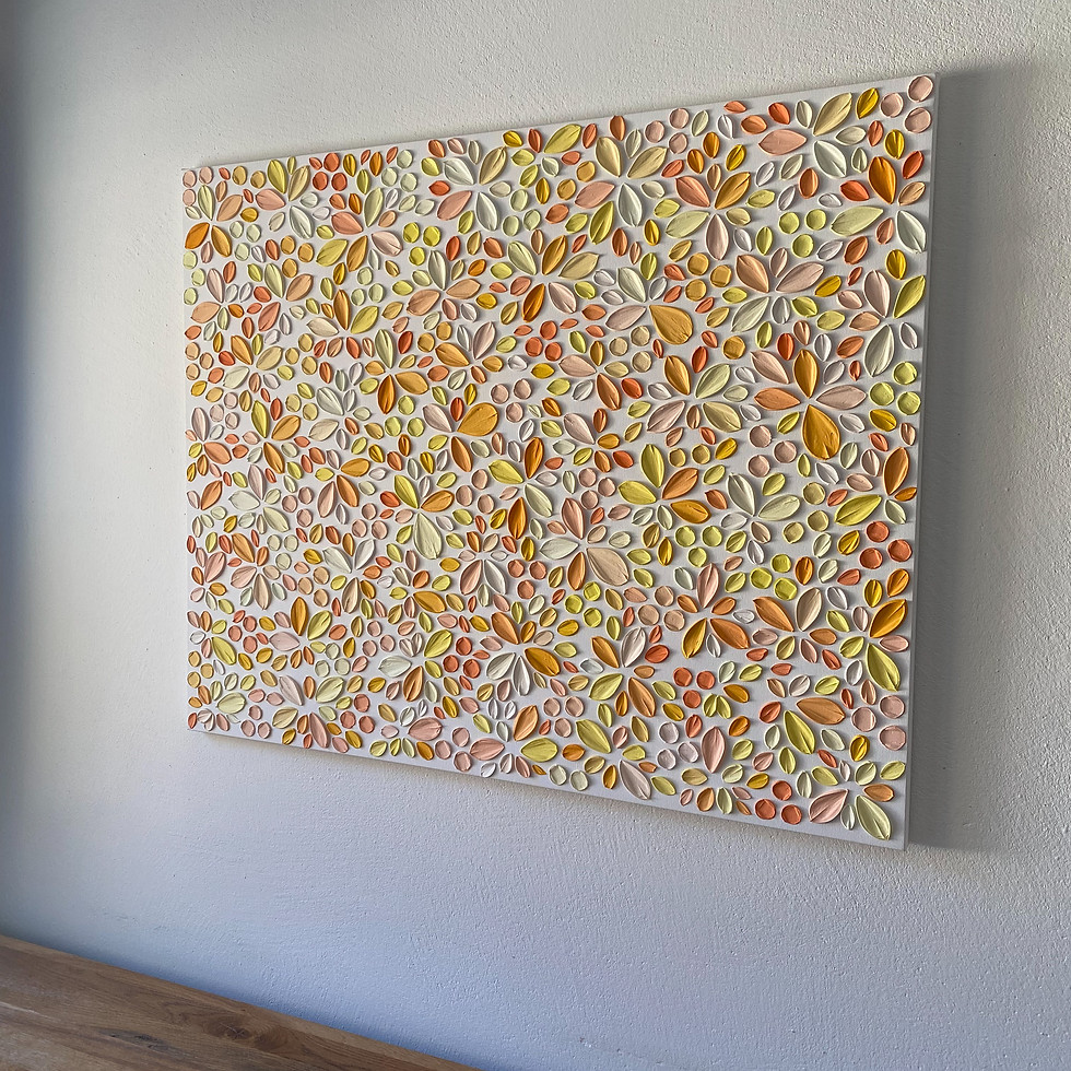 Miniaturbild: Sunlit Blossoms, 80 x 100 cm