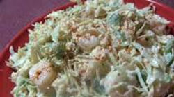 Chopped Cabbage ans Shrimp