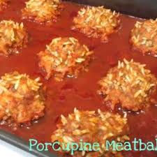 Porcupine Meatballs
