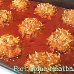 Porcupine Meatballs