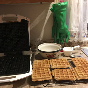 Sourdough Buckwheat Waffles