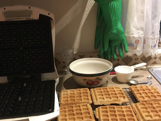Sourdough Buckwheat Waffles