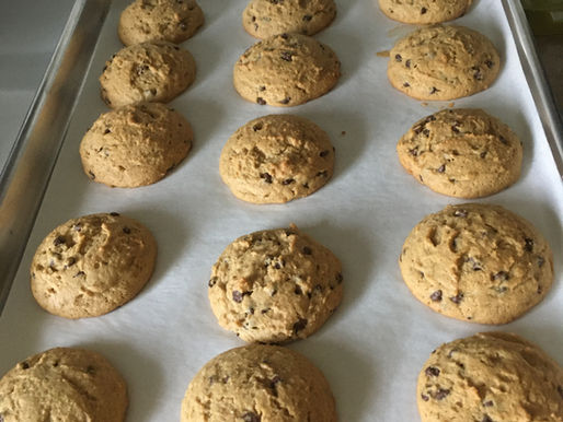 Sourdough Rye Peanut Butter Chocolate chip Cookies