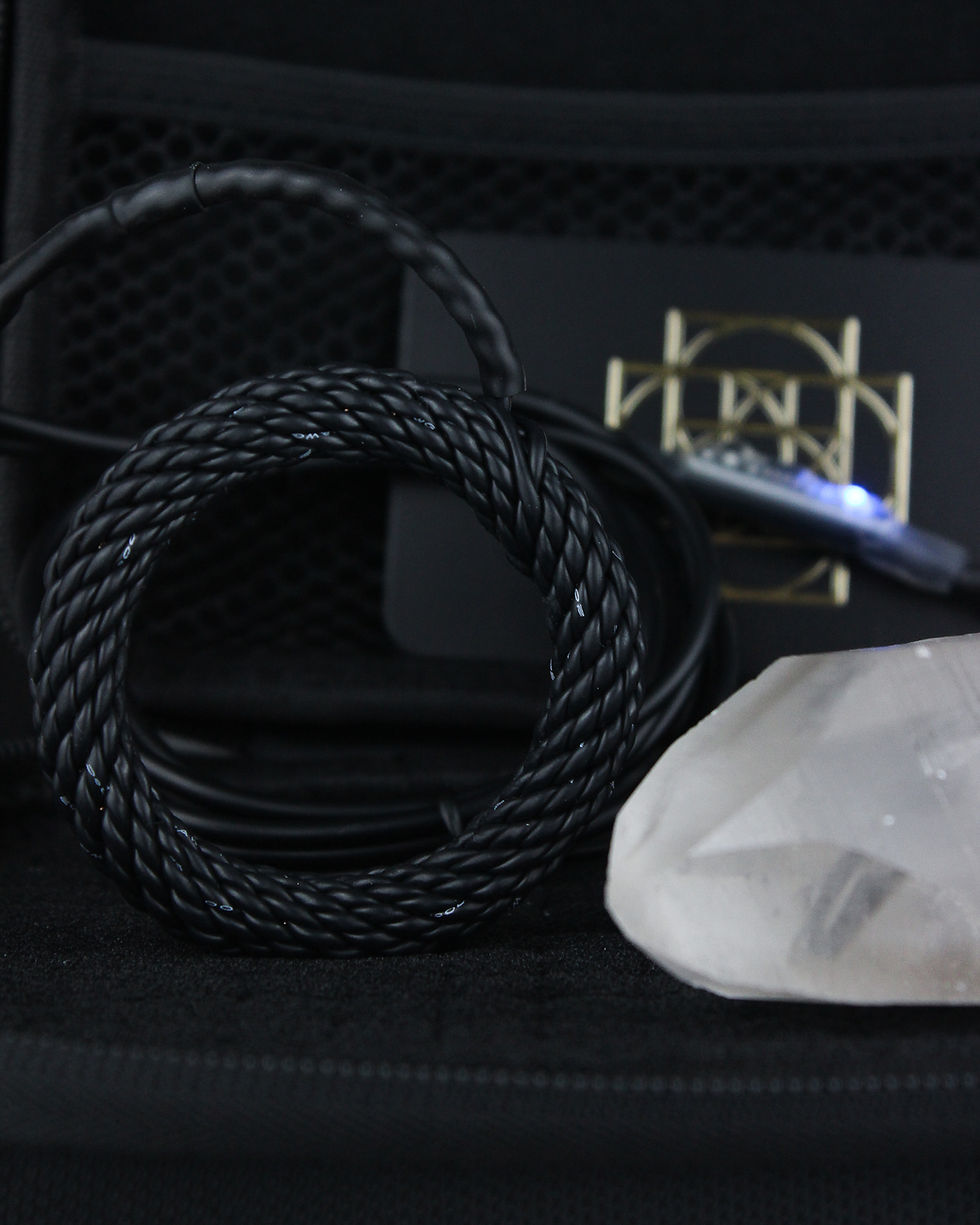 Thumbnail: QUBIT CRYSTAL | Lemurian Laser Quartz & Monsoon Coil KIT | 15Hz Crystal Tech