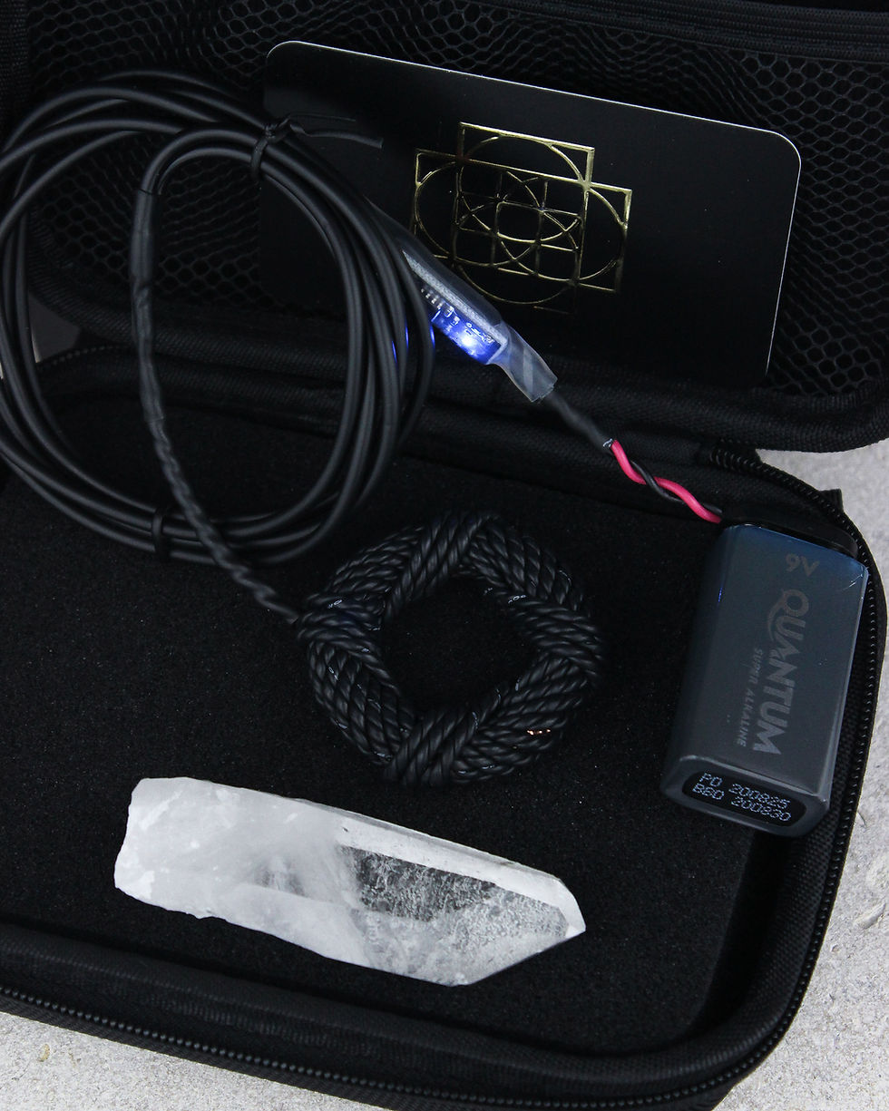 Thumbnail: QUBIT CRYSTAL | Lemurian Quartz & Monsoon Coil KIT | 15Hz Crystal Tech
