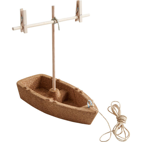 terra kids kit d'assemblage bateau en liège