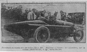 Louis Chevrolet is 2nd fastest qualifier at 1919 Indy 500