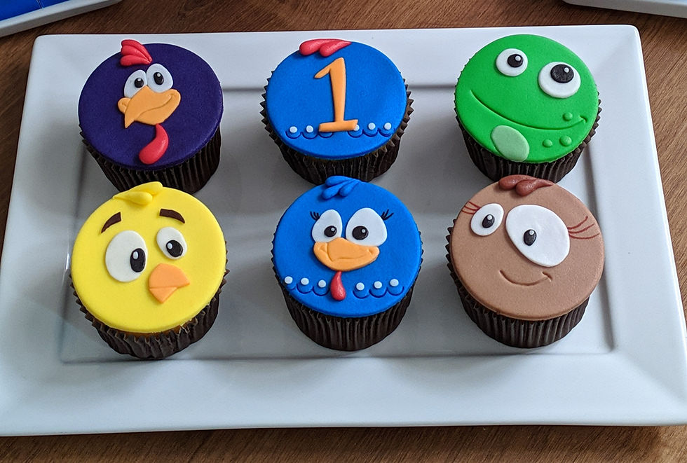 cupcake galinha pintadinha