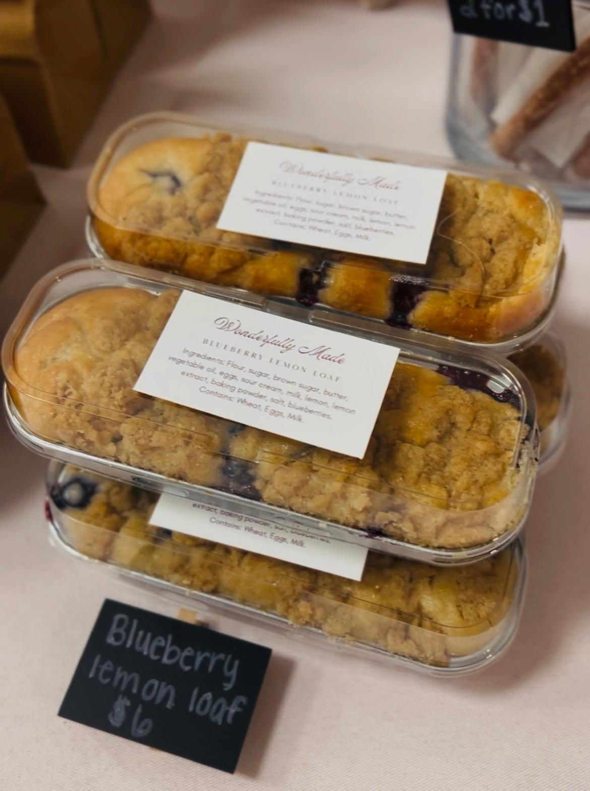 Blueberry Lemon Crumble Loaf