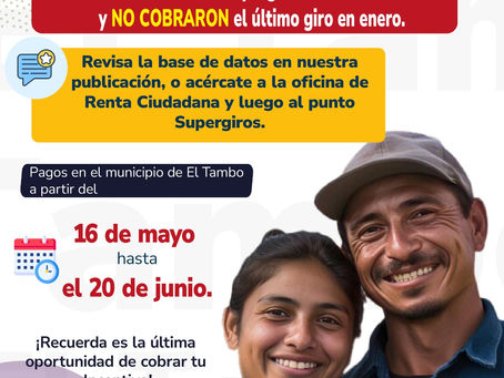 Beneficiario del programa Familias en Acción