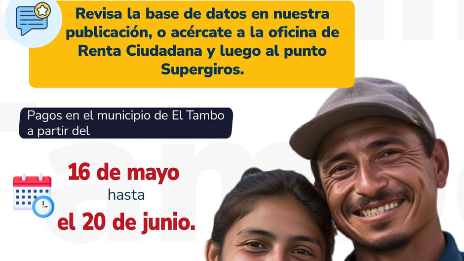 Beneficiario del programa Familias en Acción