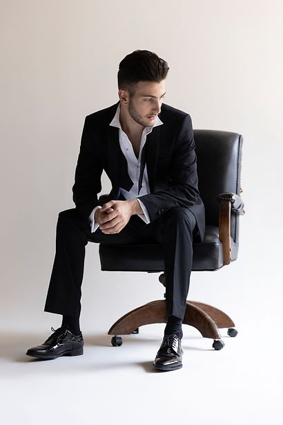 A photoshoot of opera singing baritone Leon Vitogiannis.