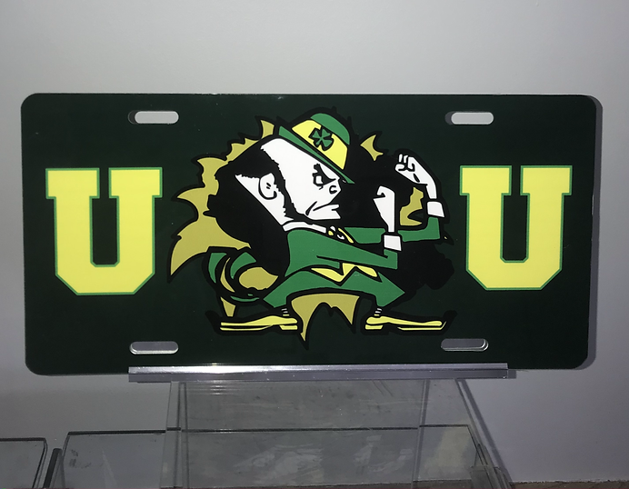 Ursuline License Plate