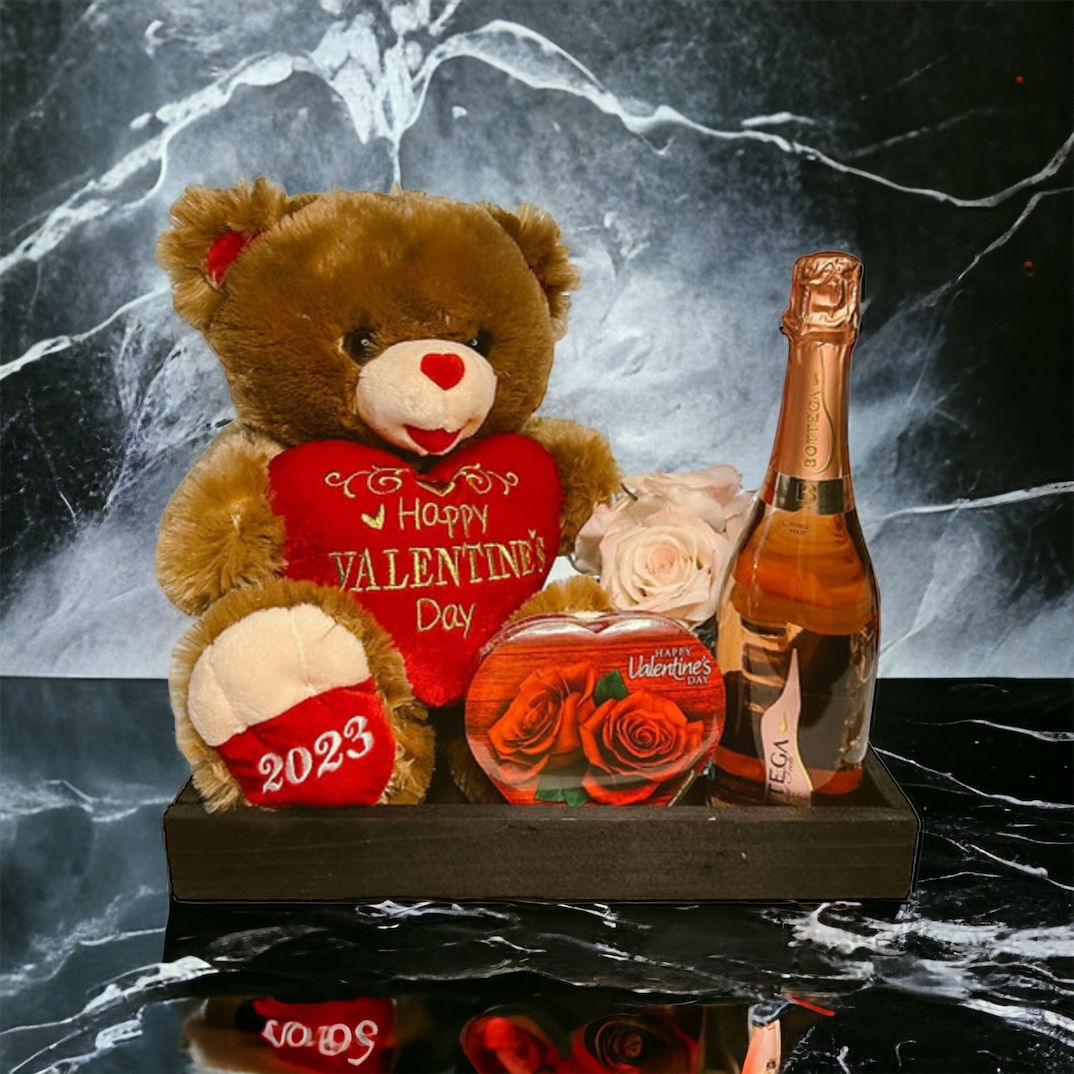 "My love is YOU!" bubbly set (FAUX FLOWERS)