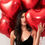 Thumbnail: Hot Red Heart Balloons Set