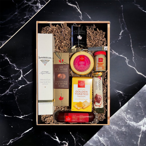 Inniskillin Icewine gourmet gift box Butzi Gift Baskets