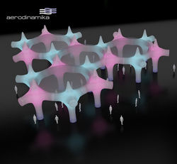 Воздухоопорный купол танцпола